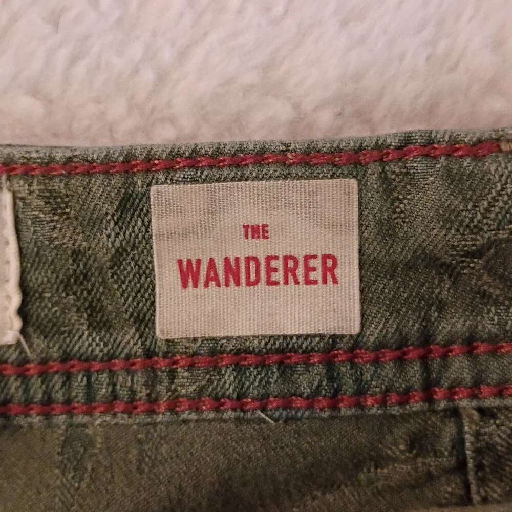 ANTHROPOLOGIE The Wanderer Embossed Pants - Picture 4 of 11